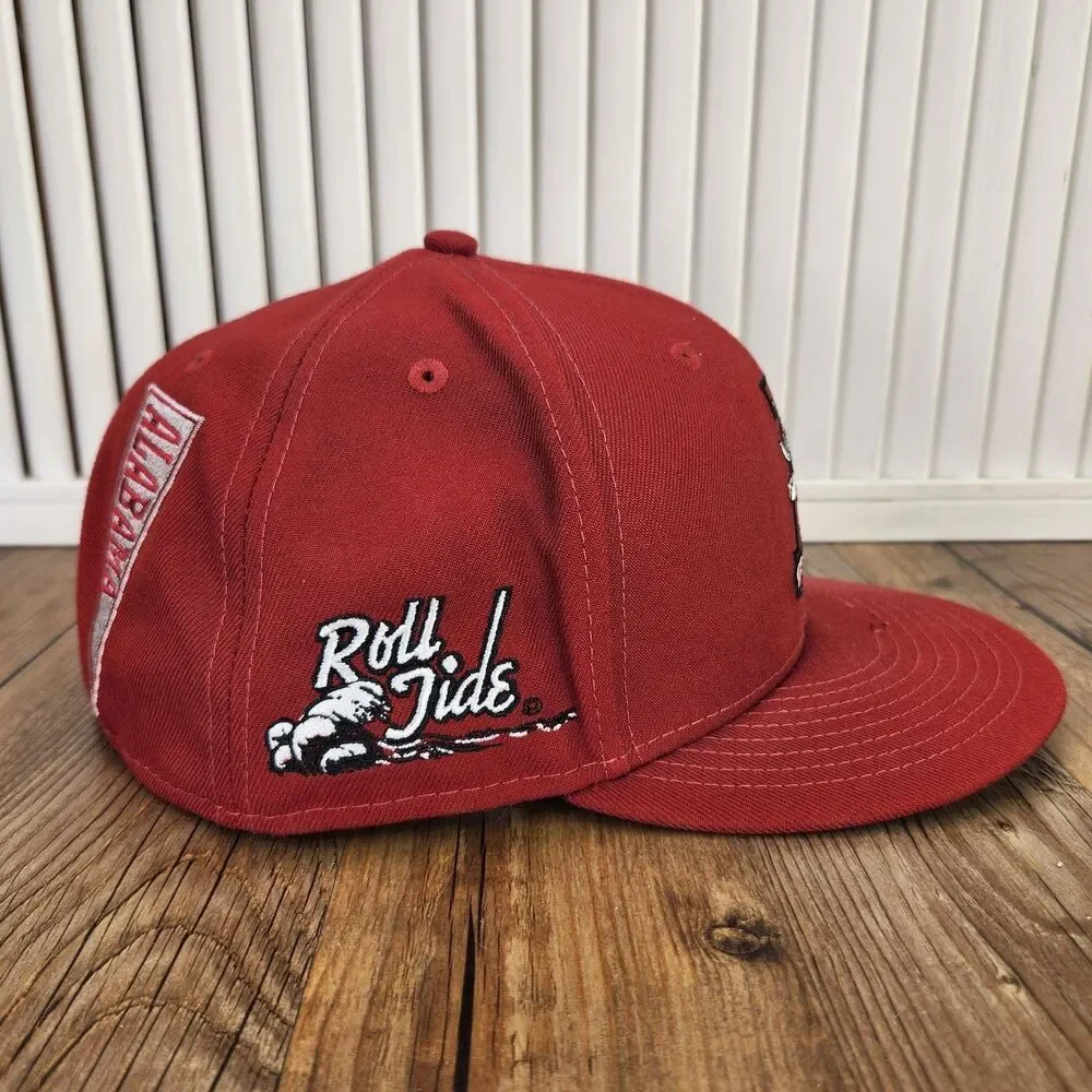 Alabama Crimson Tide New Era 59fifty Size 7 1/2 Hat Cap Roll Tide NCAA Football